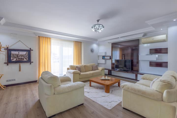 Alanya Konaklı Kiralık Tatil Evleri 3+1 Dublex - Avsallar