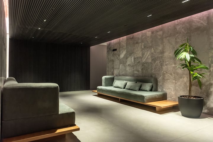 Квартира-студия в Saavedra с бассейном на крыше