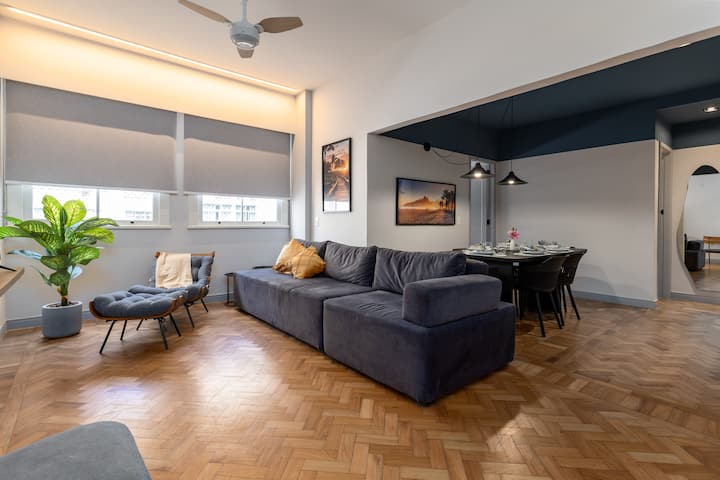 Elegância Em Ipanema Luxuoso 3 Qtos 400m Da Praia! - Ipanema