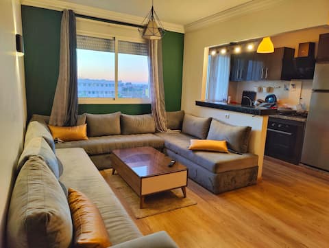 Popular Airbnb listing: Cozy studio with sea view – close to the beach, quiet, modern in Berrechid Province