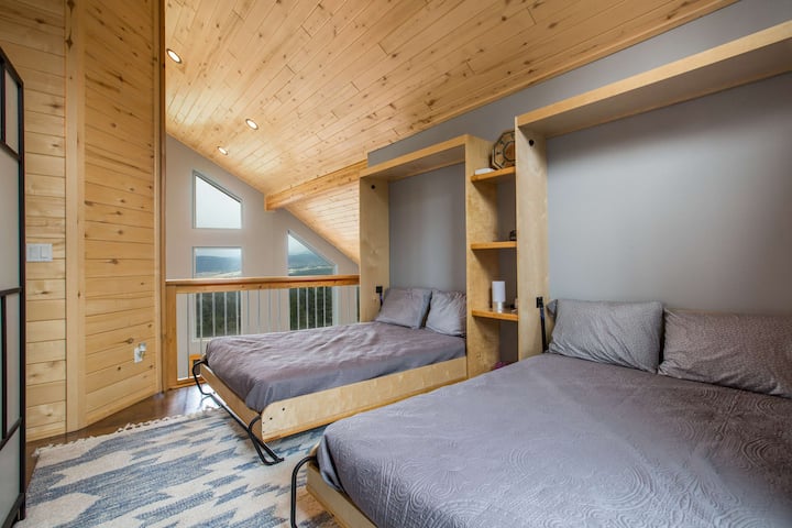 Murphy beds set up