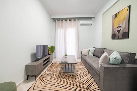 Successful Airbnb property: Serra Modern Apt • Free Parking• Quiet•Near Center in Δήμος Σερρών