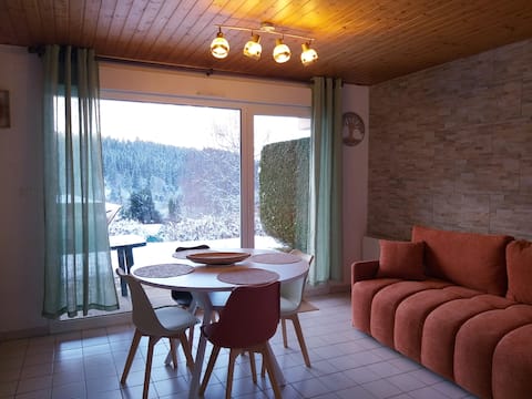 Popular Airbnb listing: Ground floor apartment Le Natureva 2 to 5 people in Gérardmer