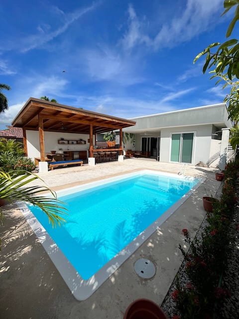 Steps-to-Beach Villa + Saltwater Pool