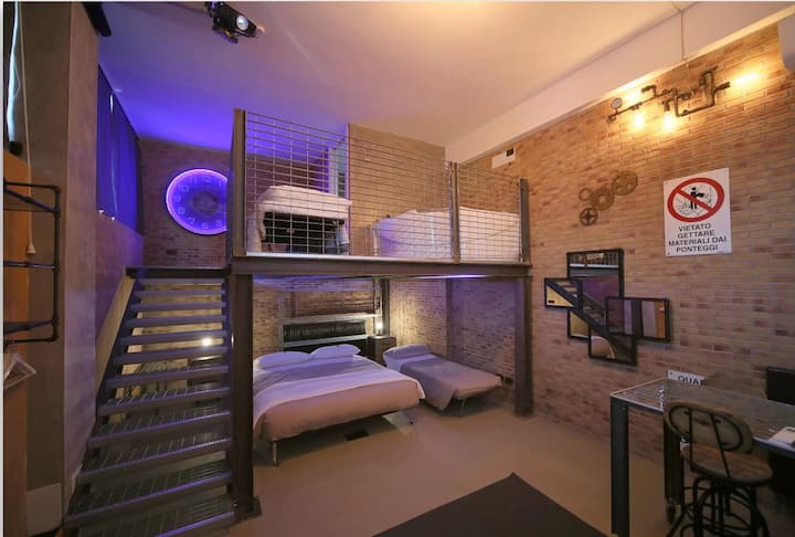 Loft 2 Livelli Con Videoproiettore Idromassaggio - Treviglio
