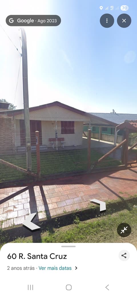 House 3 properties from the beach, furnished and with garage