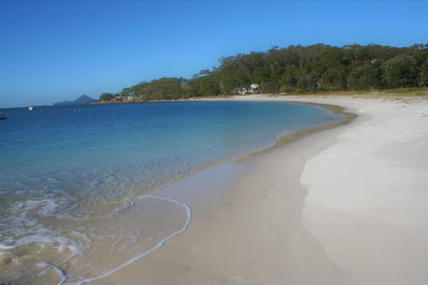 Beachfront Oasis on Corlette Point Beach
