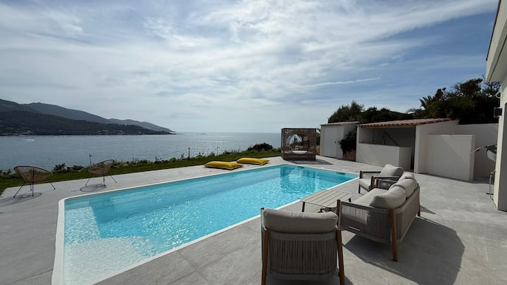 Villa, Vue Mer, Piscine, Jacuzzi, Calcatoggio - Calcatoggio