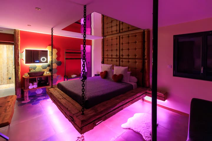 Love Room Olé-olé – Jacuzzi & Sauna Privatifs - Altkirch