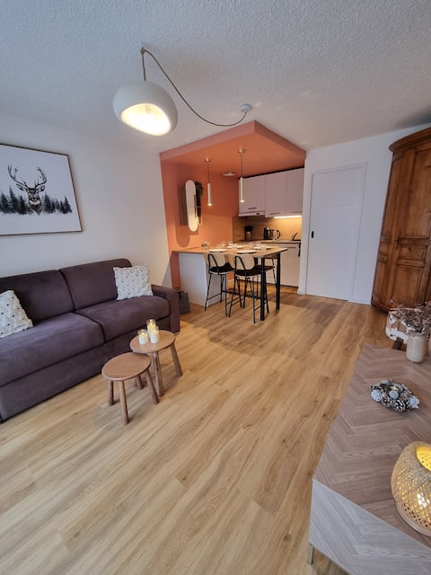 Airbnb performant: Lovely snowfront apartment à Les Deux Alpes