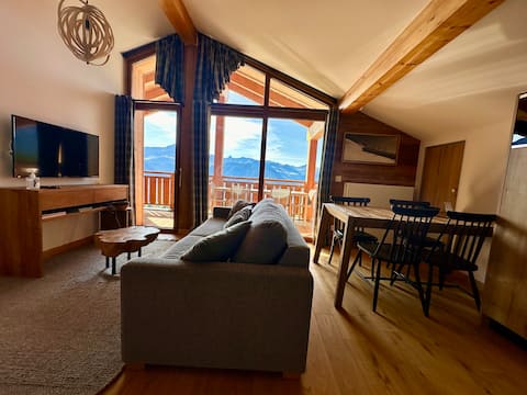 Top performing Airbnb: Beautiful 3-star apartment close to Les Saisies in Hauteluce