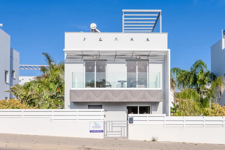 Nissi Beach Sunset Villa 4 With Private Pool - Ayia Napa