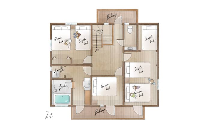 Bbq/20 Min To Rusutsu/lake View/11ppl/4bdr/q-beds - Date