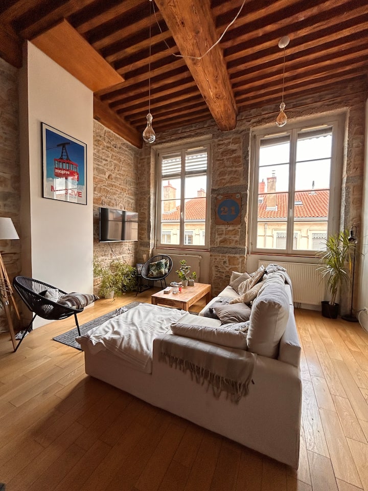 L'Audran - Splendide loft Canut Croix rousse - Appartements à louer à ...