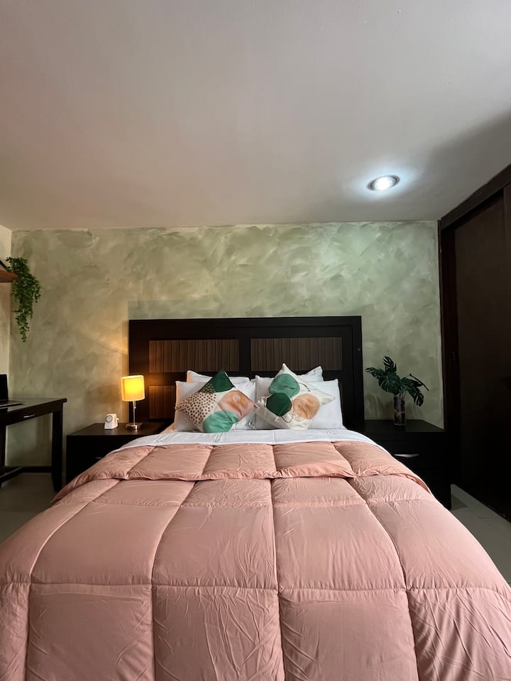 Apartamento Céntrico En Puebla Moderno Y Cómodo - Puebla