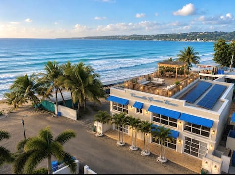 Spacious Beachfront Home Aguada-Aguadilla Sleeps24