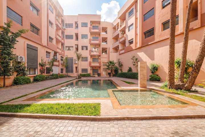 Cozy 2br In City Center | Pool & Parking - Marrakesh