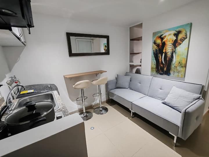 Apartaestudio Con Balcón Al Lado De La Uptc - Tunja