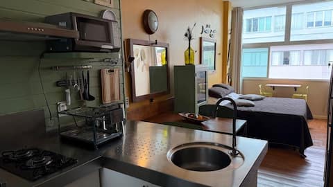 Top performing Airbnb: Loft 2 Sea View, 60 meters from Copacabana beach in Copacabana
