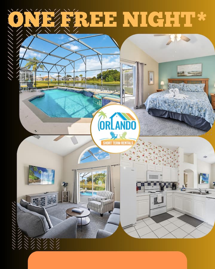 Waterview Villa With Private Pool & Sunset Views - Kissimmee, FL