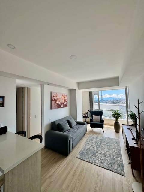 Top Airbnb: Modern studio apartment steps from the cable car in Manizales