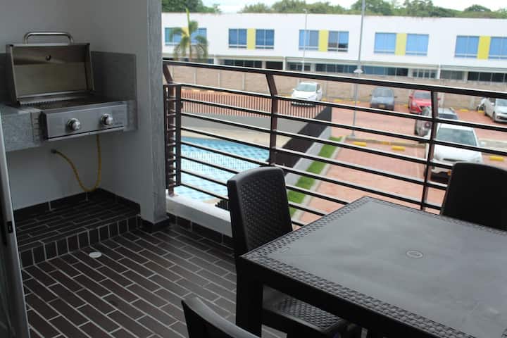 Espectacular Apartamento En Ricaurte-balcón Y Bbq - Ricaurte