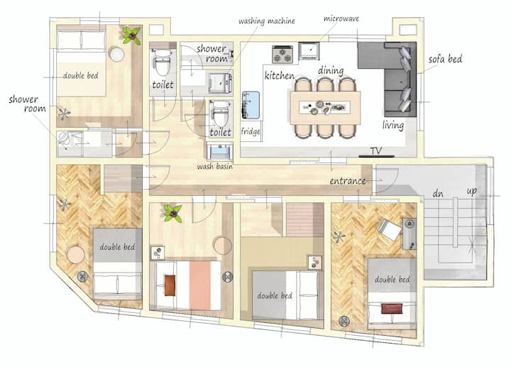 Close To Shinjuku Area｜5br｜2 Showers & 2 Toilets - Shibuya