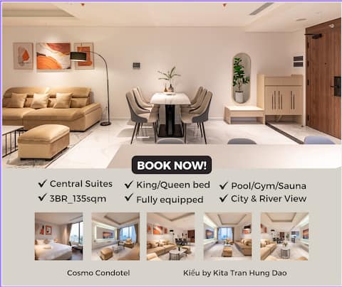 NEW 6* Central Luxury 3BR+130sqm_Pool/Gym_HIGH 18F