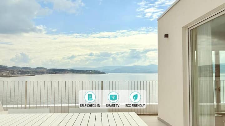 Blue Ocean Deluxe Terrace Rooftop - Sanxenxo