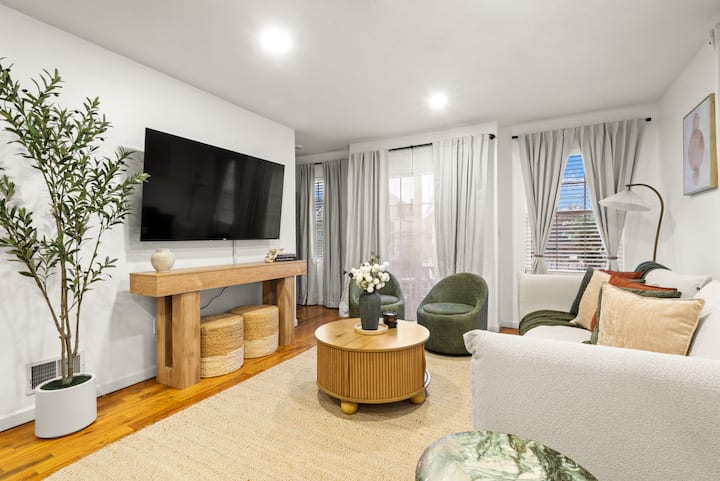 New Chic 2br Nyc Metlife Walk 4 Min To Train - Jersey City, NJ