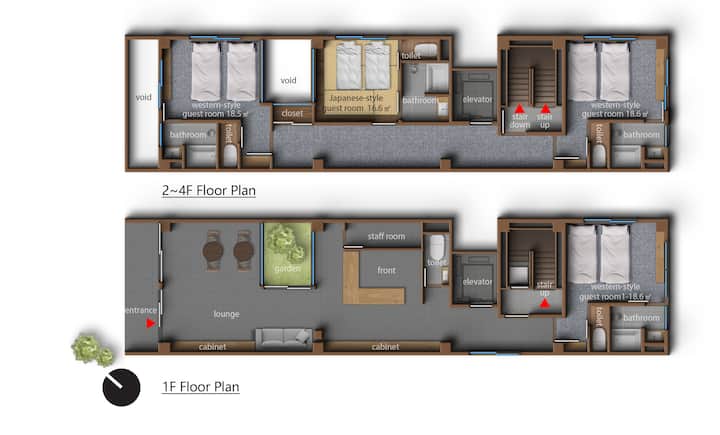 【Kyotofish·takasegawa】twin Room｜riverside - 日本