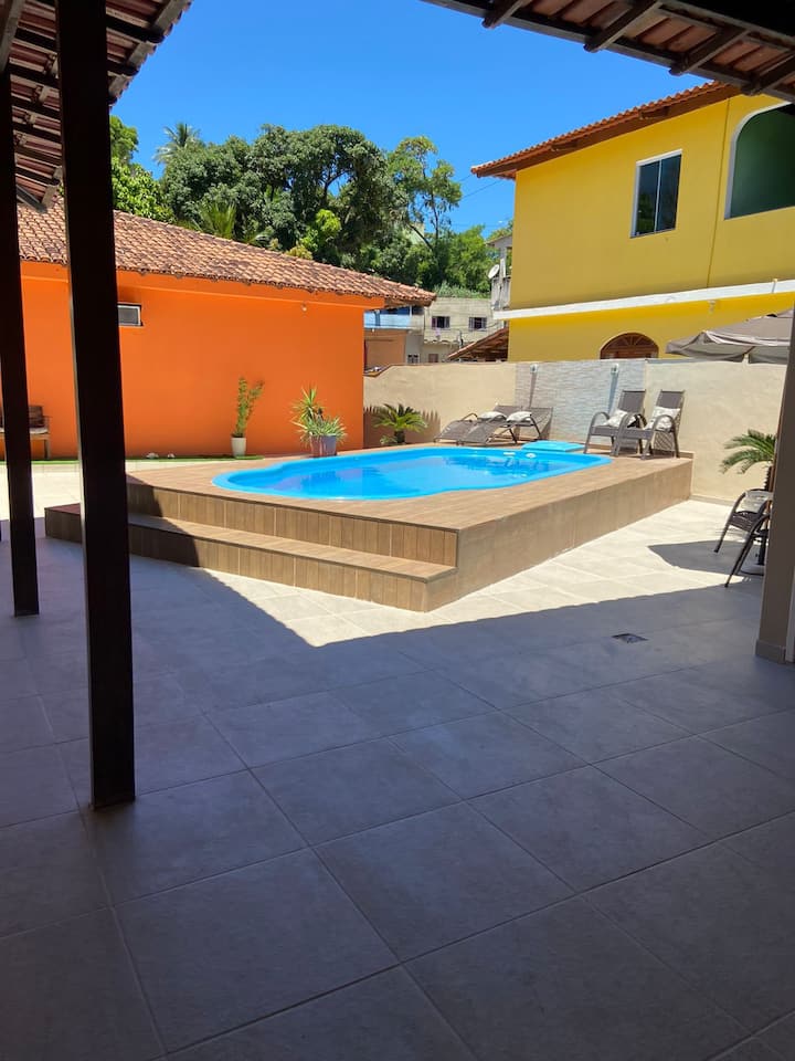 Casa Com Piscina E Churrasqueira Próxima Ao Centro - Guarapari