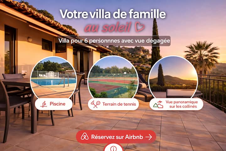 Nouveauté : Terrasse Vue Mer • Piscine • Calme - La Londe-les-Maures
