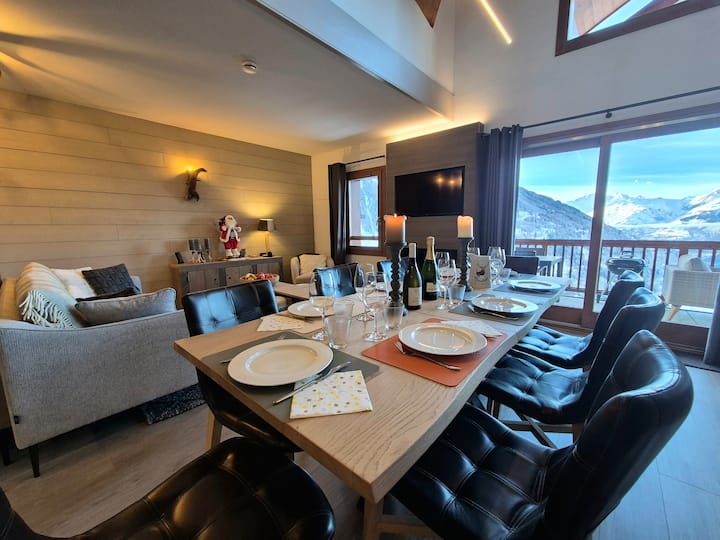 ÉLégant Duplex  Sainte Foy Station  10 Pers - Sainte-Foy-Tarentaise