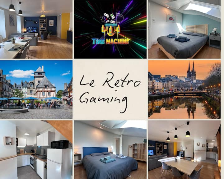 Retro Gaming Quimper Centre Duplex 3 éToiles 2 Ch - Quimper