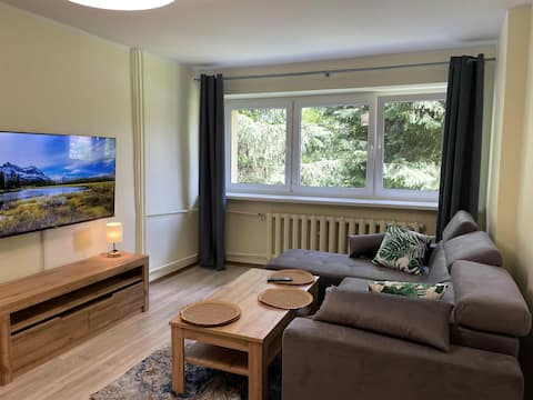 Top Airbnb: Close to the center and the ski lift, by a stream, for 4 in Szklarska Poręba