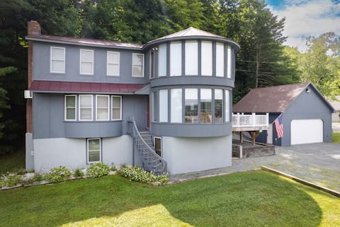 Sunset Lodge 6BR/2BA private dock near Killington