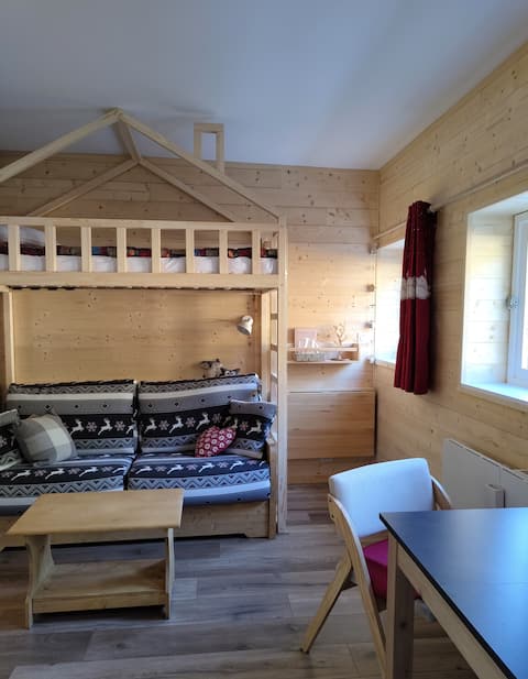 Top Airbnb: Nono's Mountain Cabin - Studio in Vercors (2–3 pp) à Villard De Lans