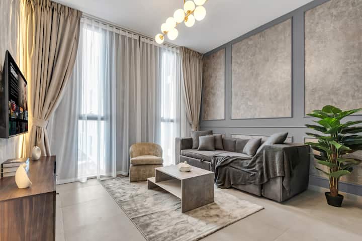 1br In Aljada With Mosque View & Pool - Lemonhomes - Sharjah