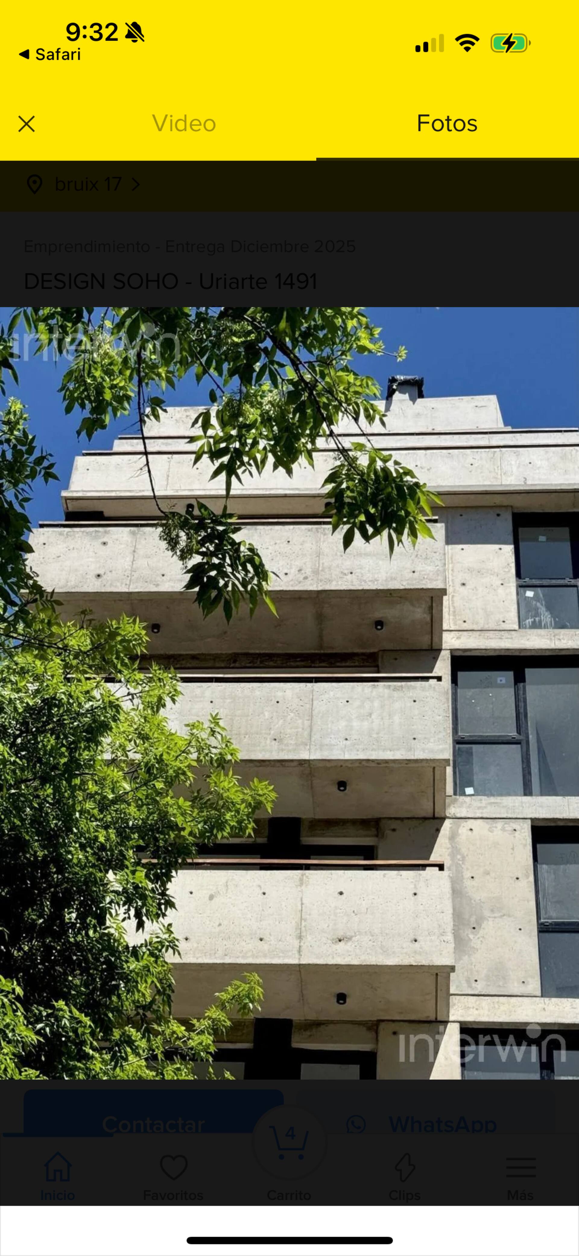 Vivienda: Monoambiente, Palermo