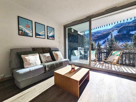 Propriété Airbnb réussie: After Ski-Foot of the slopes-Balcony-Parking-Wifi à La Salle Les Alpes