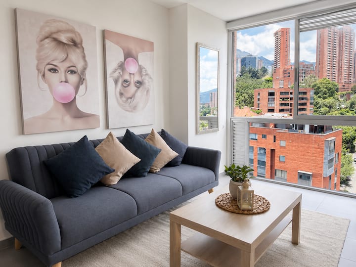 Apartamento Moderno • Piso 17 • Vista Increíble - Medellín