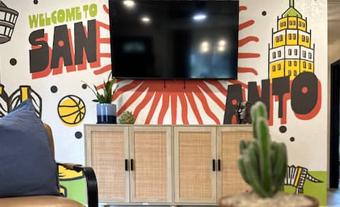 Popular Airbnb listing: The Springs Casita | Mini-Golf, Fire Pit, sleeps 8 in I 10 East Corridor