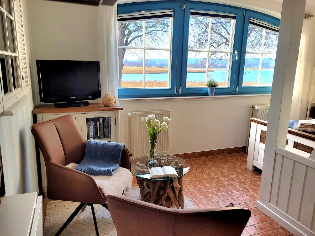 Beliebte Airbnb-Anzeige: "Seeblick-Idylle" mit Panoramablick in Sellin