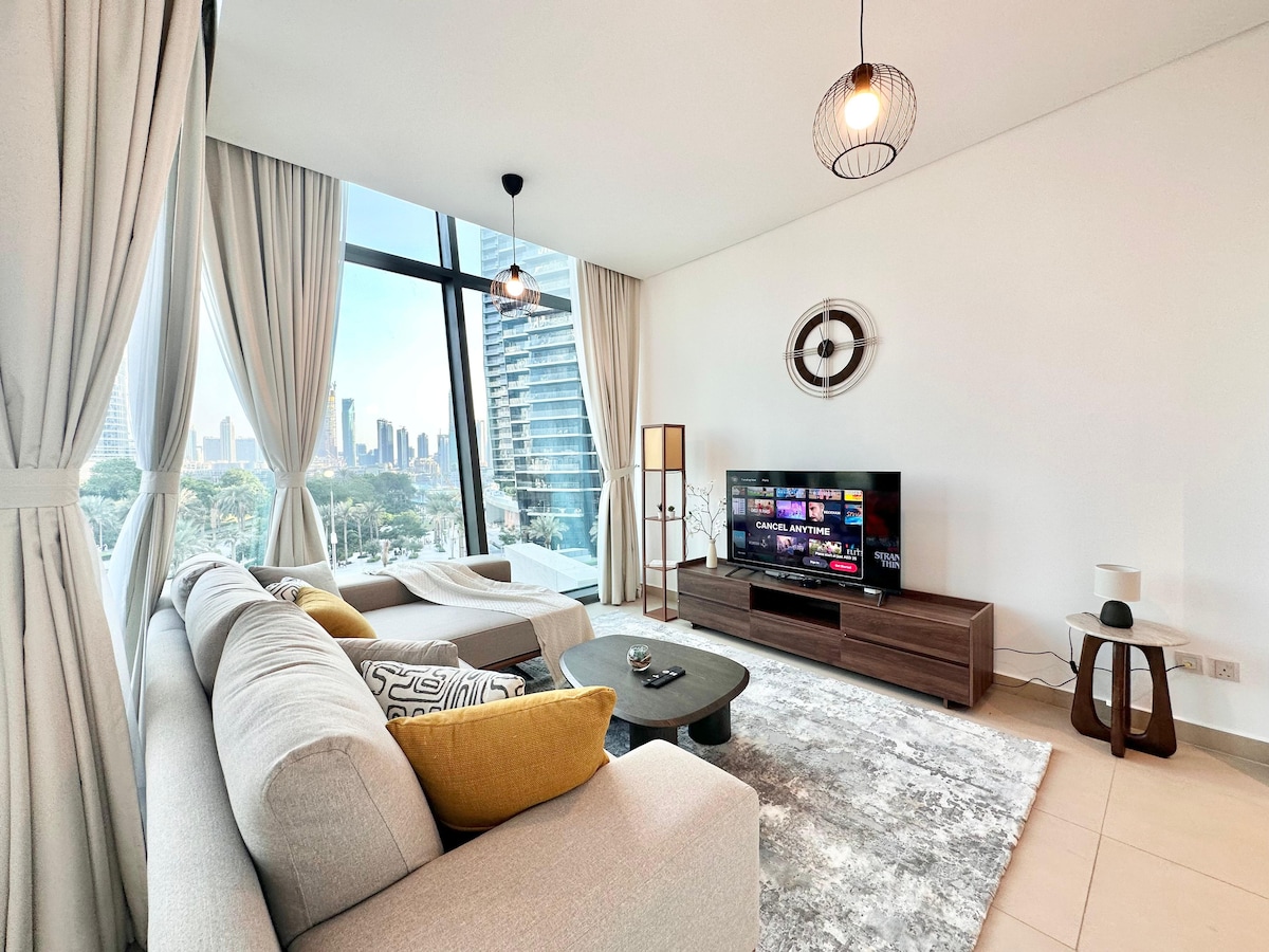 2 Bedroom Furnished Apartment with Full Burj Khalifa View | Burj Vista · II 3