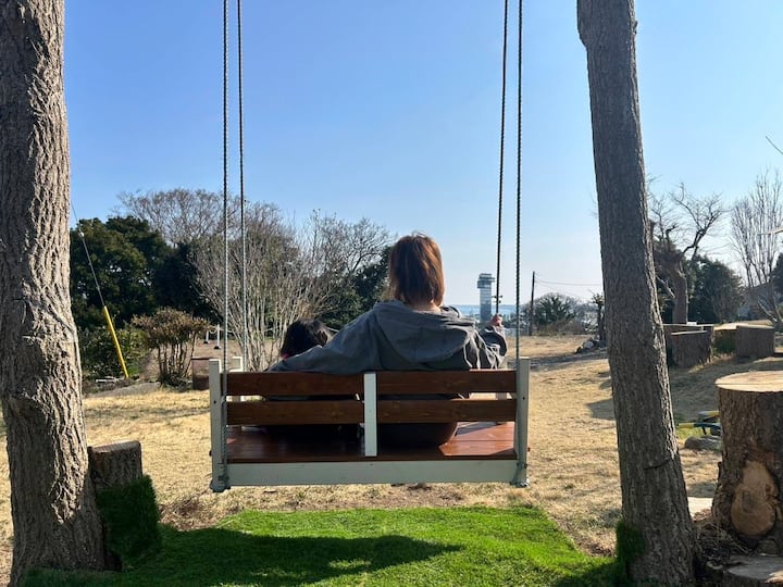 Hilltop Traditional Japanese House Ocean View Stay - Huts for Rent