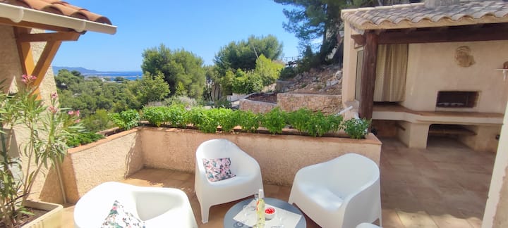 Terrasses, Vue Mer, Vos Vacances Commencent Ici ! - Bandol