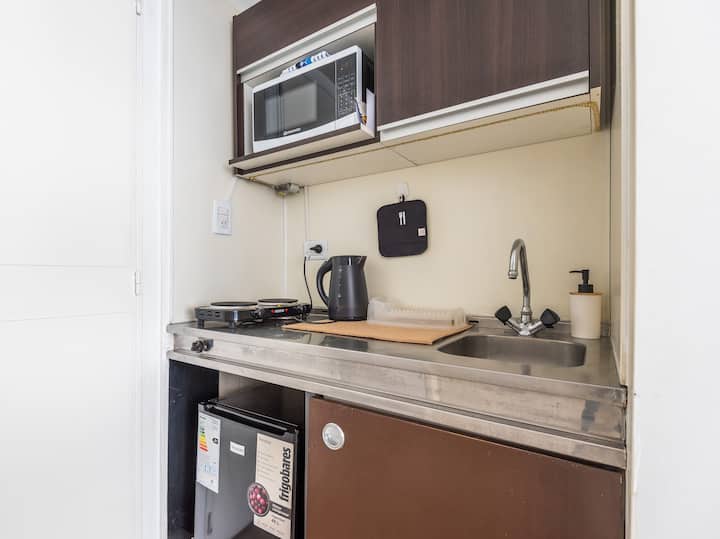 Студия в San Nicolás с кондиционером и Wi‑Fi