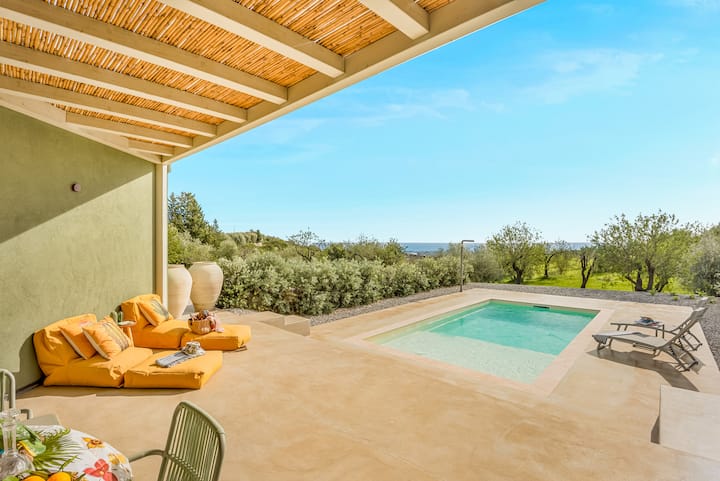 "Villa Lumi" + Piscina Privata E Vista Mare - Noto