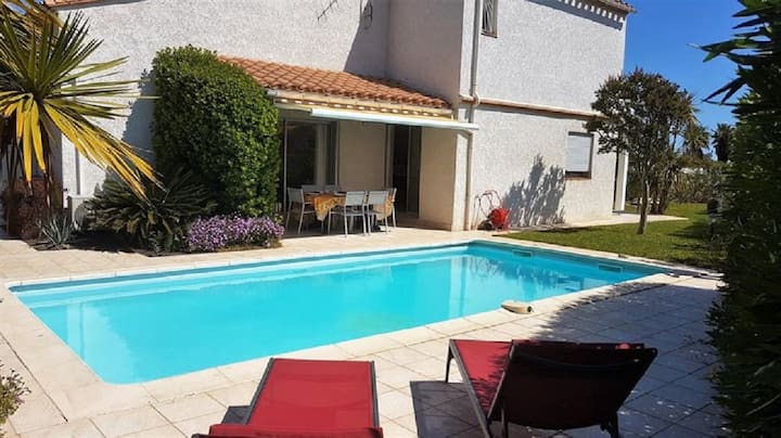 Villa Avec Piscine Privative Proche Golf Et Plage - Canet-en-Roussillon